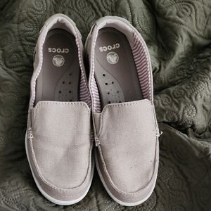 CROCS Light Beige Slip-On Shoes